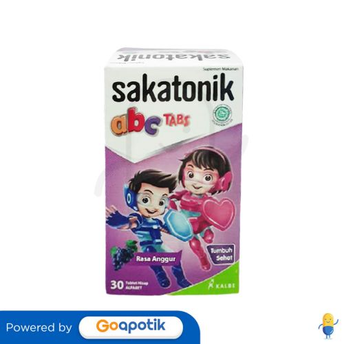 SAKATONIK ABC RASA ANGGUR BOTOL 30 TABLET