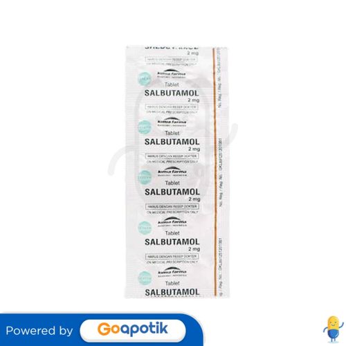SALBUTAMOL KIMIA FARMA 2 MG STRIP 10 TABLET