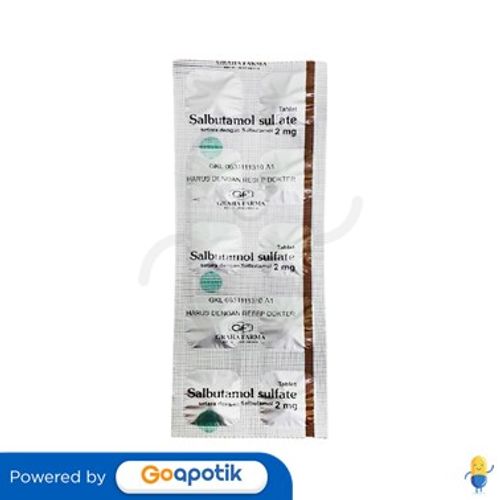 SALBUTAMOL GRAHA FARMA 2 MG TABLET