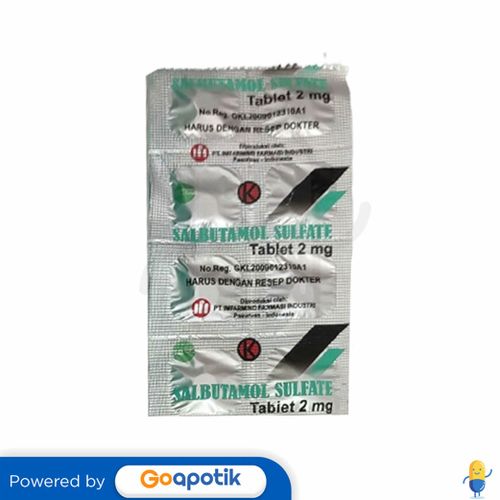 SALBUTAMOL IMFARMID 2 MG STRIP 10 TABLET