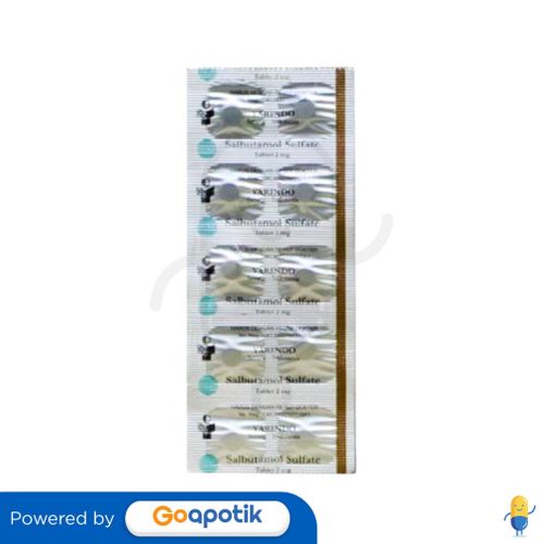 SALBUTAMOL YARINDO 2 MG STRIP 10 TABLET