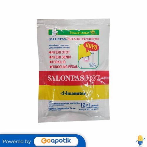 SALONPAS HOT KOYO PACK 12 X 1 LEMBAR