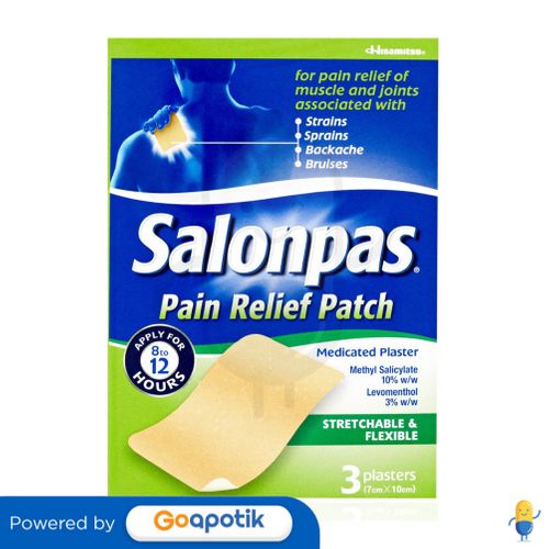 SALONPAS PAIN RELIEF PATCH 3 PCS