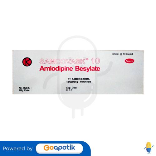 SAMCOVASK 10 MG BOX 30 KAPLET