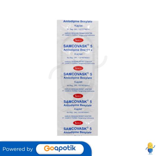 SAMCOVASK 5 MG STRIP 10 TABLET