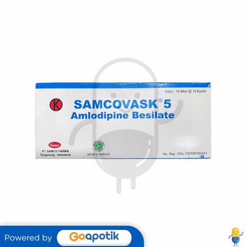 SAMCOVASK 5 MG BOX 100 KAPLET