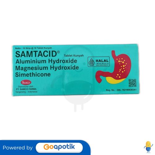 SAMTACID BOX 100 TABLET KUNYAH