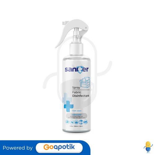 SANITER SPRAY FABRIC DISINFECTANT SPRAY 200 + 30 ML Kegunaan, Efek
