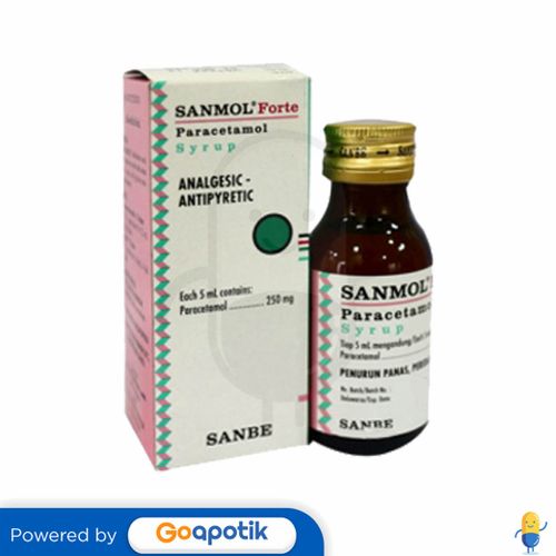 Sanmol Forte Sirup 60 Ml Kegunaan Efek Samping Dosis Dan Aturan Pakai