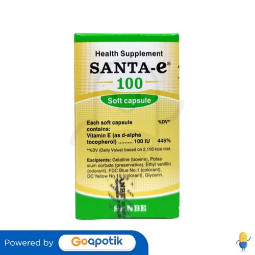 SANTA-E 100 IU BOTOL 30 KAPSUL