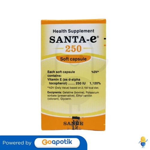 SANTA-E 250 IU BOTOL 30 KAPSUL