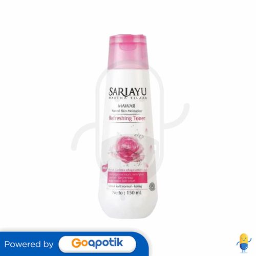 SARIAYU REFRESHING TONER MAWAR 150 ML BOTOL