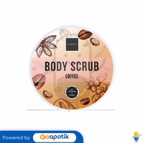 SCARLETT BODY SCRUB COFFEE 250 ML POT