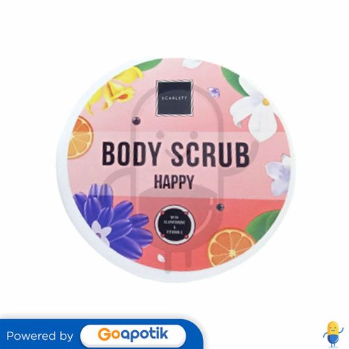 SCARLETT BODY SCRUB HAPPY 250 ML POT