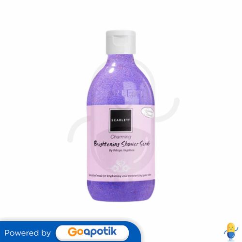 SCARLETT BRIGHTENING SHOWER SCRUB CHARMING 300 ML BOTOL