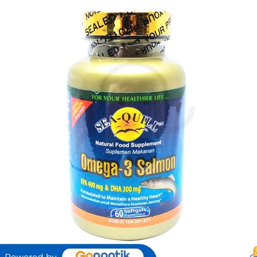 SEA QUILL OMEGA 3 SALMON 60 PCS Kegunaan, Efek Samping, Dosis dan