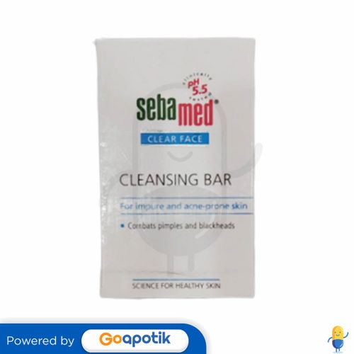 SEBAMED CLEAR FACE CLEANSING BAR FOR ACNE PRONE SKIN BOX 100 GRAM