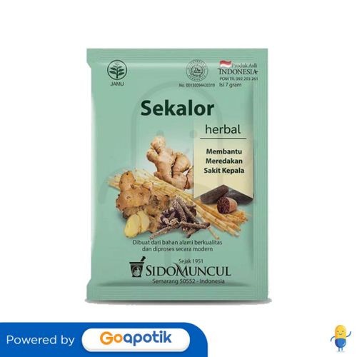SEKALOR HERBAL SIDOMUNCUL 7 GRAM SACHET