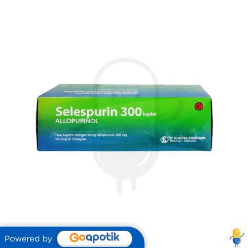 SELESPURIN 300 MG BOX 100 KAPLET