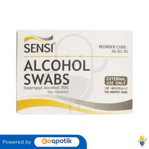 SENSI ALKOHOL SWAB BOX 100 PCS