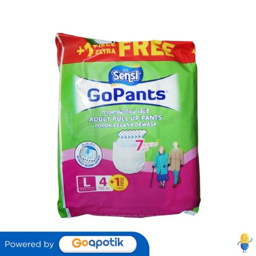 SENSI GOPANTS ADULT PULL-UP DIAPERS L 4+1