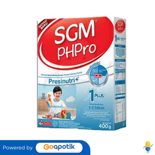 SGM PH PRO FORMULA PERTUMBUHAN ANAK USIA 1-3 TAHUN 400 GRAM BOX