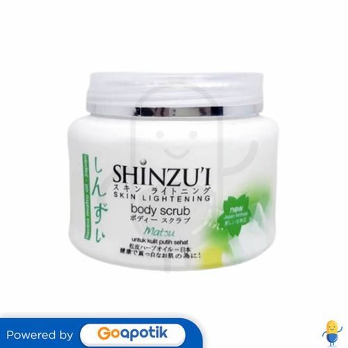 SHINZUI SKIN LIGHTENING BODY SCRUB MATSU 120 GRAM POT