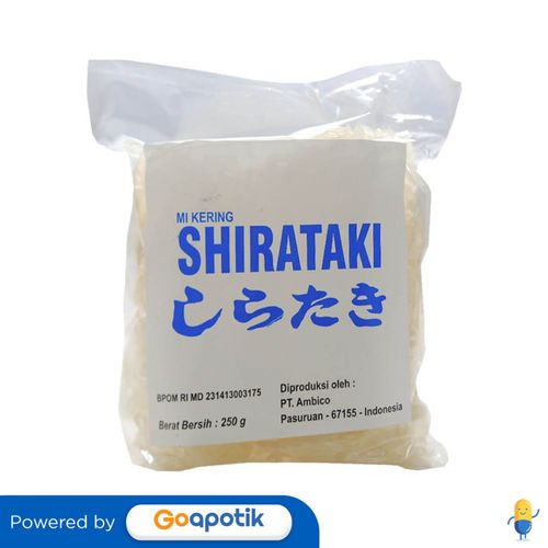 SHIRATAKI MIE KERING 250 GRAM