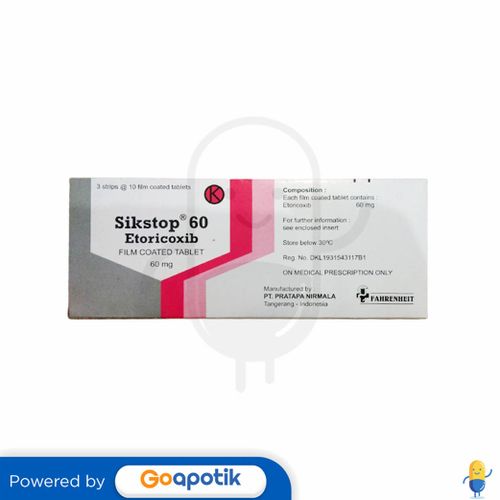 SIKSTOP 60 MG BOX 30 TABLET