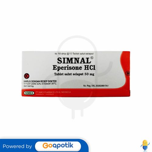 SIMNAL 50 MG BOX 100 TABLET