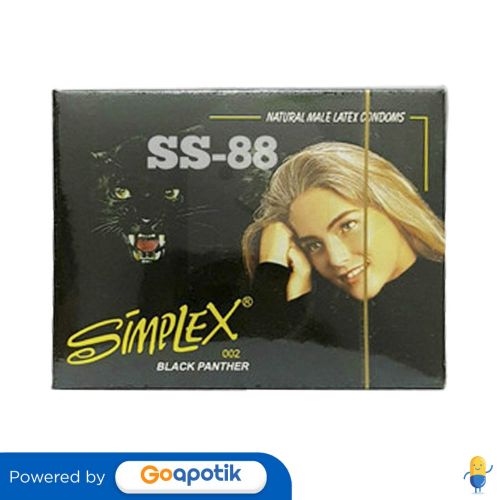 SIMPLEX KONDOM BLACK PANTHER BOX 12 PCS