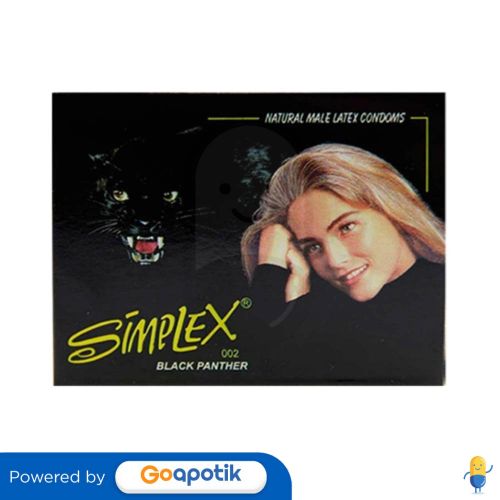 SIMPLEX KONDOM BLACK PANTHER BOX 3 PCS