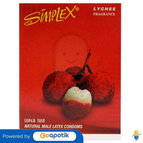 SIMPLEX KONDOM FRAGRANCE LYCHEE BOX 3 PCS