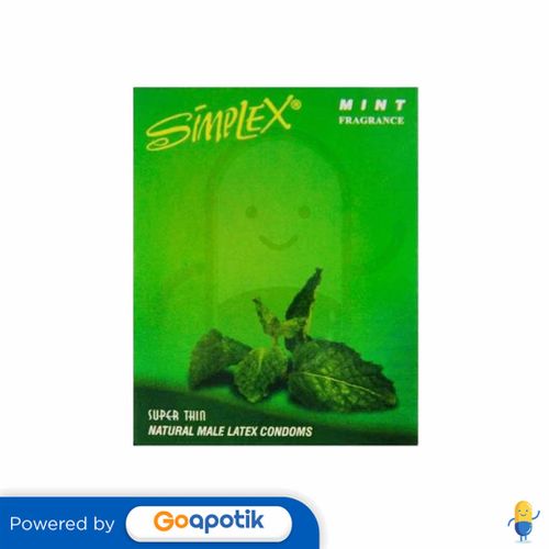 SIMPLEX KONDOM FRAGRANCE MINTY BOX 3 PCS
