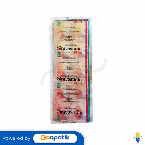 SIMVASTATIN GRAHA 20 MG STRIP 10 KAPLET