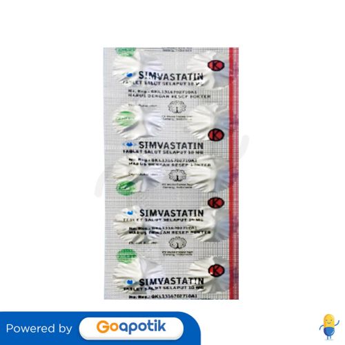 SIMVASTATIN MULIA 10 MG TABLET