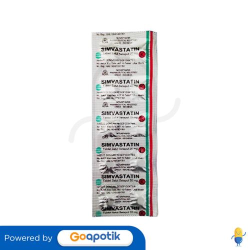SIMVASTATIN NOVAPHARIN 20 MG TABLET