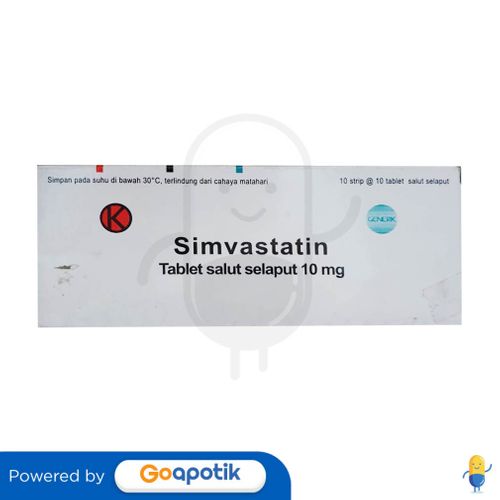 SIMVASTATIN RAMA 10 MG BOX 100 TABLET