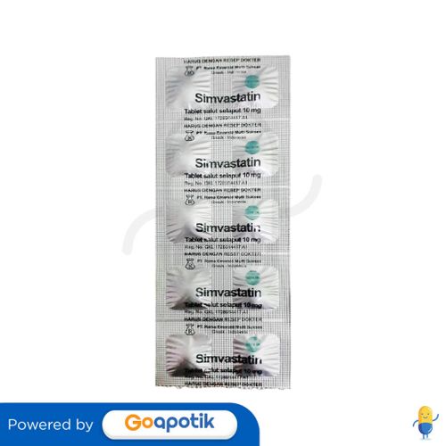 SIMVASTATIN RAMA 10 MG STRIP 10 TABLET