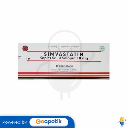 SIMVASTATIN BERNOFARM 10 MG BOX 100 TABLET