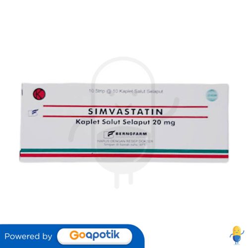 SIMVASTATIN BERNOFARM 20 MG BOX 100 KAPLET