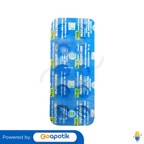 SIMVASTATIN HEXPHARM 10 MG STRIP 10 TABLET