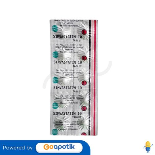 SIMVASTATIN MUTIFA 10 MG STRIP 10 TABLET