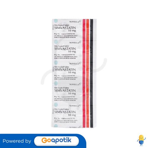 SIMVASTATIN NOVELL 10 MG TABLET