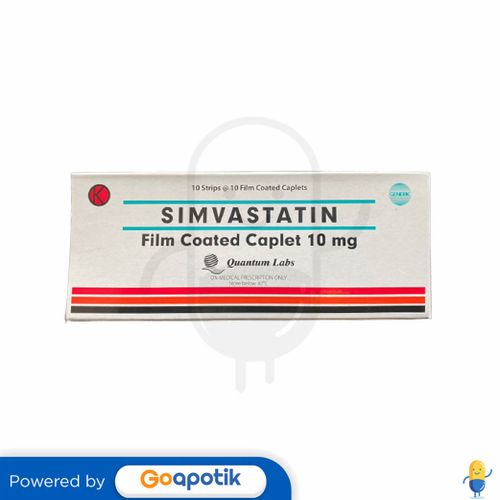 SIMVASTATIN QUANTUM LABS 10 MG BOX 100 TABLET