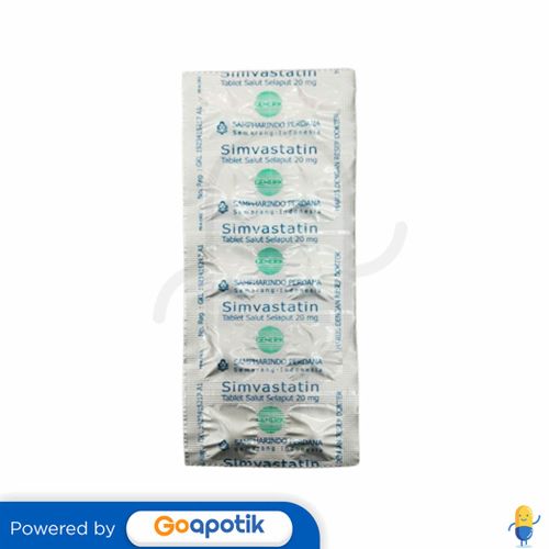 SIMVASTATIN SAMPHARINDO 20 MG STRIP 10 TABLET