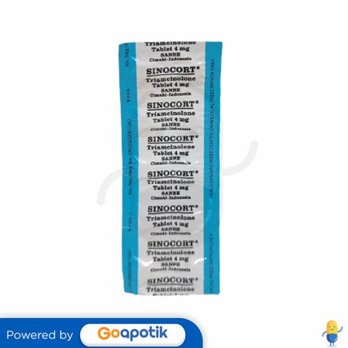 SINOCORT 4 MG STRIP 10 TABLET