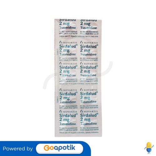 SIRDALUD 2 MG STRIP 10 TABLET