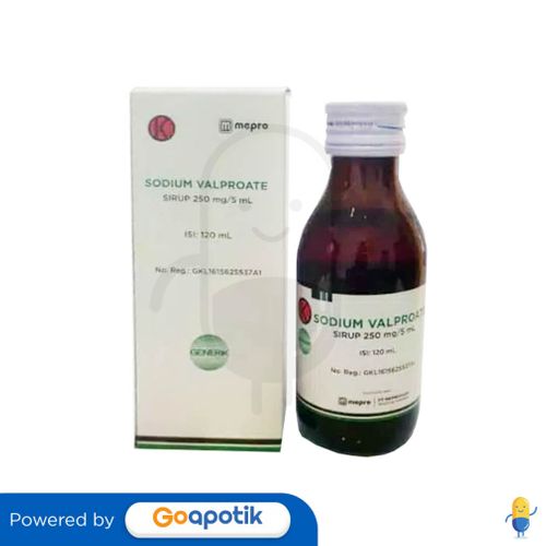 SODIUM VALPROATE MEPROFARM 250 MG/5 ML SYRUP 120 ML