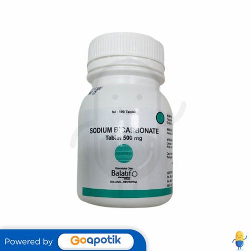 SODIUM BICARBONATE BALATIF 500 MG BOTOL 100 TABLET